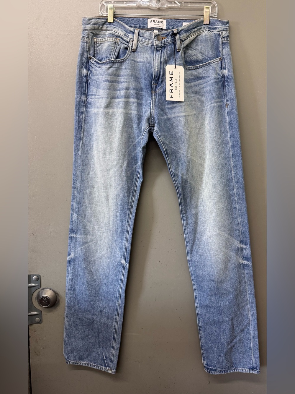 NWT FRAME DENIM L’Homme Modern Slim Straight leg Jeans size 34